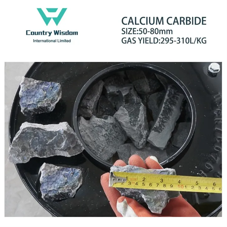 50-80mm Calcium Carbide With Nitrogen Price For Sale in China