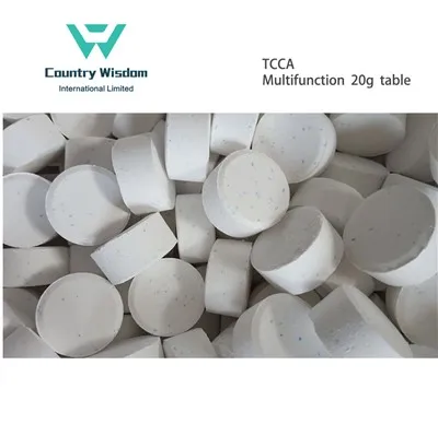 Hovuz suvini dezinfektsiyalash uchun yuqori sifatli TCCA ko'p funktsiyali 20 g planshet